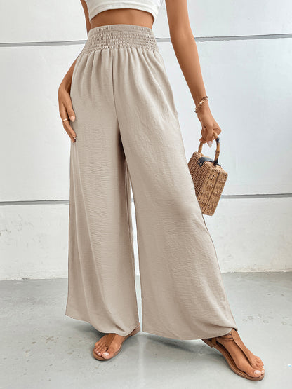 Perfee Wide Leg Pants with Pockets