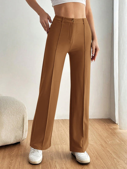 High Waist Wide Leg Pants