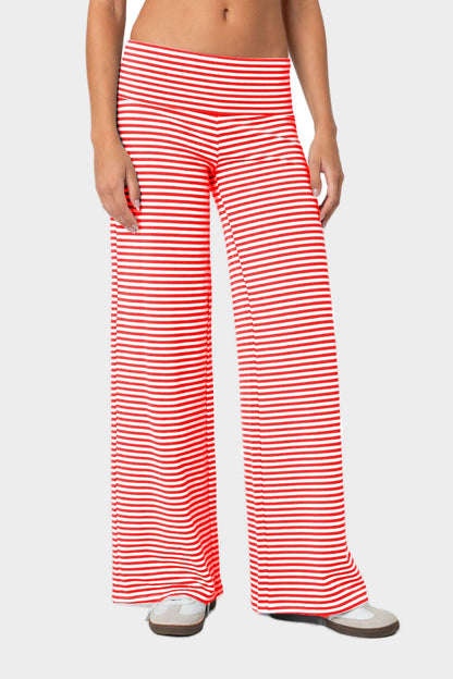 Striped Wide Leg Pants