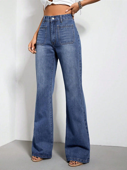 Bootcut Jeans with Pockets